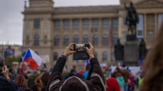 Václavské náměstí, manifestace