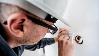 Řemeslník, elektrikář, pracující, worker