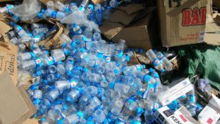 odpad, PET lahve, plasty