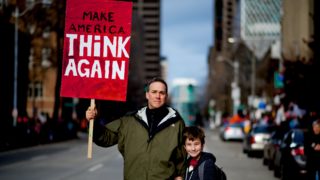 Amerika, svoboda, demonstrace