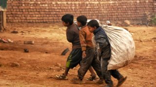 chudoba, děti, Indie