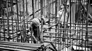 dělník, stavba, stavebník