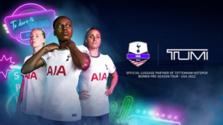 Společnost TUMI se stala oficiálním partnerem předsezónního turné ženského týmu Tottenham Hotspur