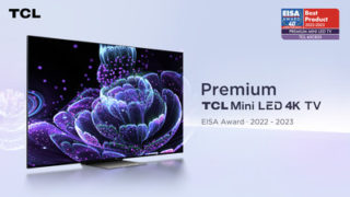 Společnost TCL získala čtyři prestižní ceny EISA 2022-2023 včetně ocenění Premium Mini LED TV