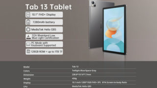 Společnost Blackview uvádí na trh nový tablet Blackview Tab 13, který je nyní exkluzivně k dispozici ve slevě