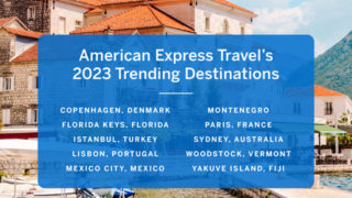 Trendové destinace společnosti American Express Travel na rok 2023 odhalují nejlepší výlety pro každý typ cestovatele