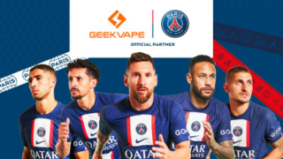 Fotbalový tým Paris Saint-Germain oznámil partnerství s přední značkou elektronických cigaret Geekvape