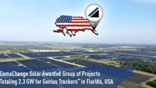 GameChange Solar získává skupinu projektů o celkovém výkonu 2,3 GW pro sledovače Genius Trackers™ na Floridě