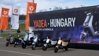 Yadea představila na okruhu Hungaroring výkonné elektrické motocykly pro ekologický a nízkouhlíkový životní styl