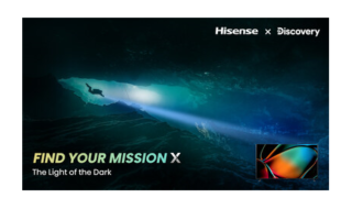 Partnerství společnosti Hisense se společností Discovery zdůrazňuje lidskou touhu objevovat a poznávat nové věci a vybízí k „objevení své mise X“