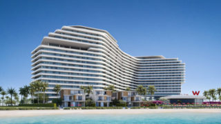 Na ostrově Al Marjan se na pobřeží otevírá druhá nabídka ubytovacích služeb společnosti Marriott International: hotel W Al Marjan Island