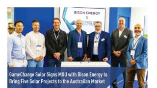 Společnost GameChange Solar podepsala memorandum o porozumění se společností Bison Energy, v rámci kterého realizují na australském trhu pětici solárních projektů