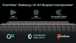 Cerebras a G42 zahajují stavbu AI superpočítače Condor Galaxy 3 s výkonem 8 exaFLOPS