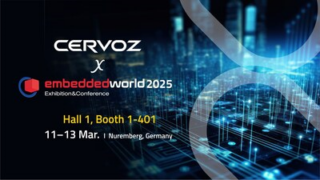 Posilujeme připojení, měníme definici výkonu: Cervoz se zúčastní veletrhu embedded world 2025