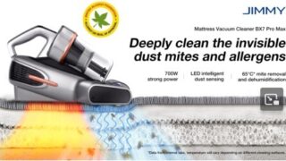 Letos vysajete zvířecí chlupy, štěnice, roztoče i alergeny nejnovějším vysavačem na matrace Jimmy BX7 Pro Max