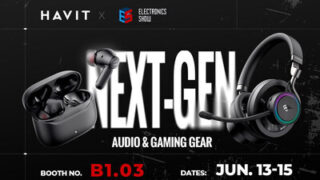 Průlom u tradičních herních sluchátek! HAVIT představil na veletrhu ES v Polsku strategické inovace v oblasti zvuku do roku 2025