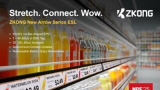 ZKONG vzbudila rozruch na veletrhu NRF Evropa 2025 s novou elektronickou cenovkou ve tvaru tyčinky