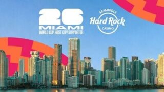 Seminole Hard Rock Casino bude oficiálním podporovatelem hostitelského města Miami pro FIFA World Cup 2026™