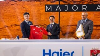 Společnost Haier podepsala čtyřletou sponzorskou smlouvu s&nbsp;fotbalovým klubem Al Ahly FC a&nbsp;stala se jeho druhým hlavním sponzorem