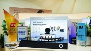 Chytrý prsten RingConn Gen 3 vzbudil pozornost na veletrhu IFA 2026